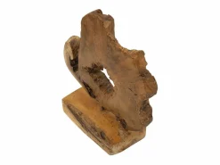 Online Escultura de madera de teca hecha a mano estilo étnico Bintang Marru00f3n