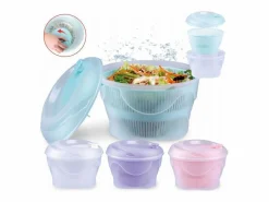 Sale Escurridor de verdura giratorio 4L morado Ø23 cm Materiales Y Utensilios De Cocina