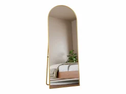 Discount Espejo arqueado de cuerpo entero - 53 x 162 cm Espejo de pie arqueado grande de cuerpo entero - Espejo de tocador para sala de estar, Espejo