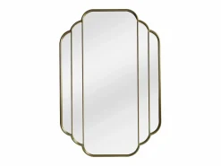 Sale OZAIA Espejo art déco antiguo. L. 70 x A. 105 cm. DALVIA Dorado