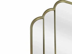 Sale OZAIA Espejo art déco antiguo. L. 70 x A. 105 cm. DALVIA Dorado