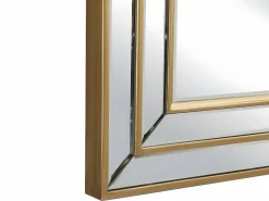 OZAIA Espejo biselado BAKOU - madera de eucalipto - 60 x 90 cm -