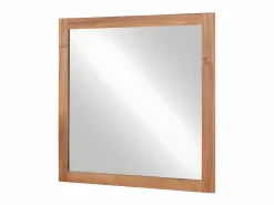Vente-unique Espejo cuadrado con borde de madera de acacia - 60 x 60 cm - SEPANG