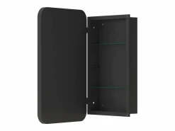 Espejo de baño - Mueble con espejo - Estante regulable - 76 x 51 cm - Accesorios De Cuarto De Baño|Espejo De Cuarto De Baño