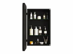 Espejo de baño - Mueble con espejo - Estante regulable - 76 x 51 cm - Accesorios De Cuarto De Baño|Espejo De Cuarto De Baño