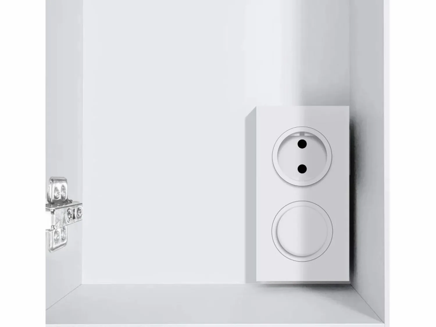 Clearance Espejo de baño armario con LED 90,4x72x15 cm Mueble De Pared Para Baño