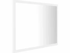 Online Espejo de baño LED acrílico 60x8,5x37 cm ES701289 Blanco
