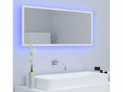 Online Espejo de baño LED acrílico 100x8,5x37 cm ES254966 Accesorios De Cuarto De Baño|Espejo De Cuarto De Baño
