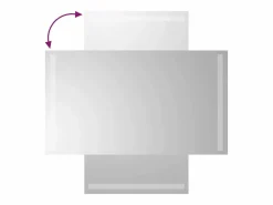 Espejo de baño LED 40x70 cm
