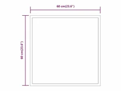 Best Espejo de baño LED 60x60 cm Accesorios De Cuarto De Baño|Espejo De Cuarto De Baño