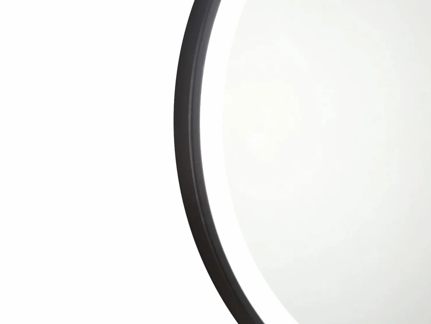 OZAIA Espejo de baño luminoso redondo con LEDs - Ancho 80 x Alt. 80 cm - NUMEA