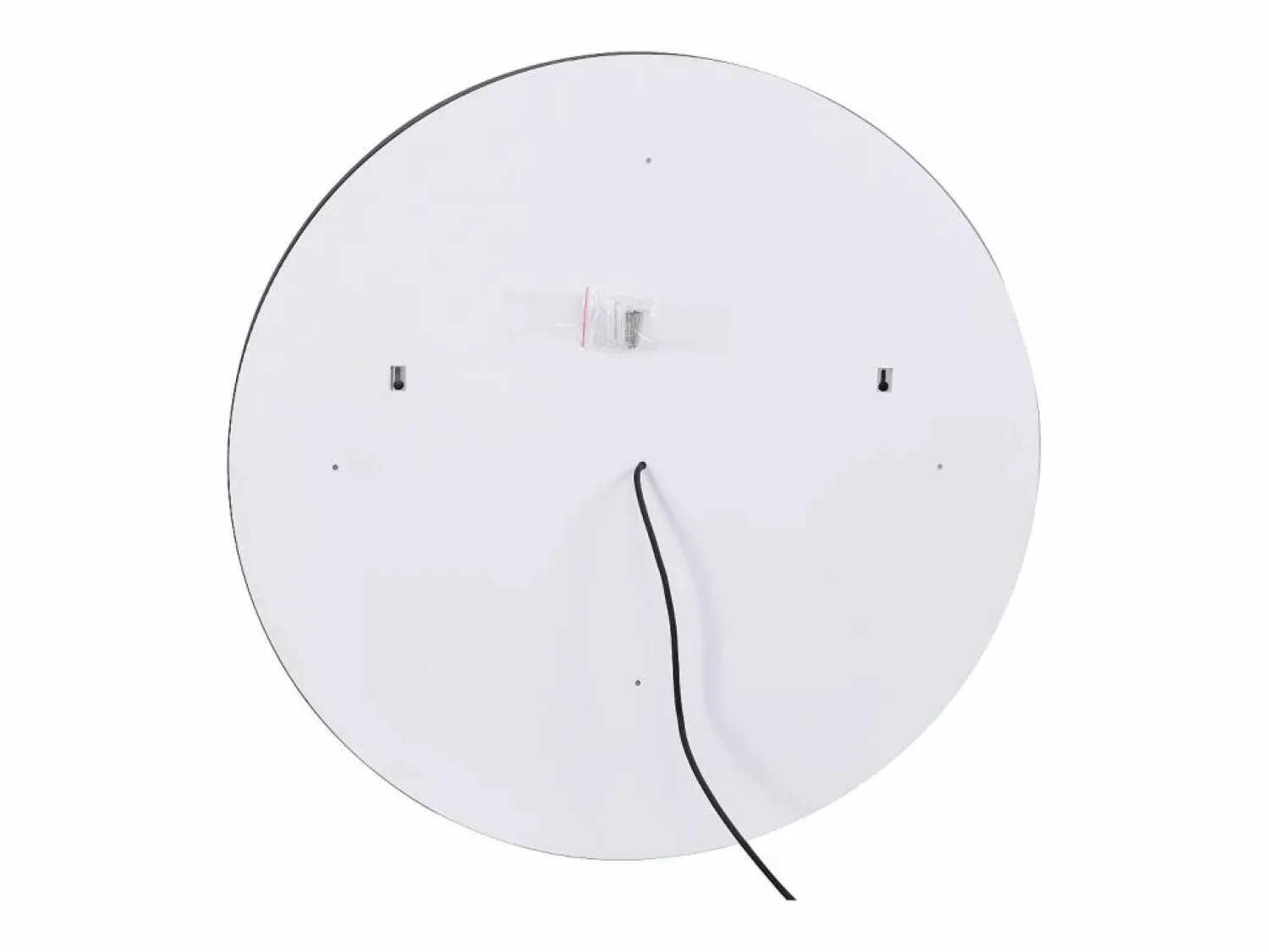 OZAIA Espejo de baño luminoso redondo con LEDs - Ancho 80 x Alt. 80 cm - NUMEA