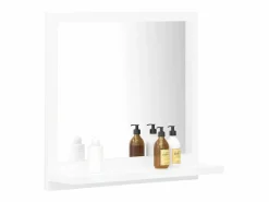 New Espejo de baño madera contrachapada 40x10,5x37 cm ES782851 Accesorios De Cuarto De Baño|Espejo De Cuarto De Baño