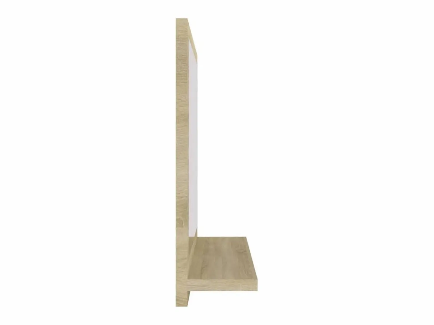 Espejo de baño madera contrachapada color roble 40x10,5x37 cm ES389723