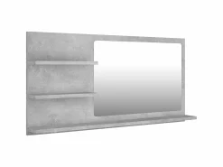 Sale Espejo de baño madera contrachapada hormigón 90x10,5x45 cm ES103386 Accesorios De Cuarto De Baño|Espejo De Cuarto De Baño