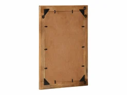 Espejo de baño 50x70x2,5 cm madera maciza de mango y cristal Accesorios De Cuarto De Baño|Espejo De Cuarto De Baño