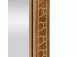 Espejo de baño 50x70x2,5 cm madera maciza de mango y cristal Accesorios De Cuarto De Baño|Espejo De Cuarto De Baño