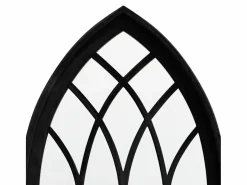 Espejo de jardín 70x30 cm Hierro para uso exterior