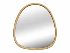 Espejo de madera de abeto decorativo de pared, 75cm natural Espejo De Pared