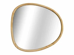 Espejo de madera de abeto decorativo de pared, 75cm natural Espejo De Pared