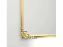 Outlet Espejo de pared barroco, marco decorativo de metal, , 60x87,5 cm Dorado