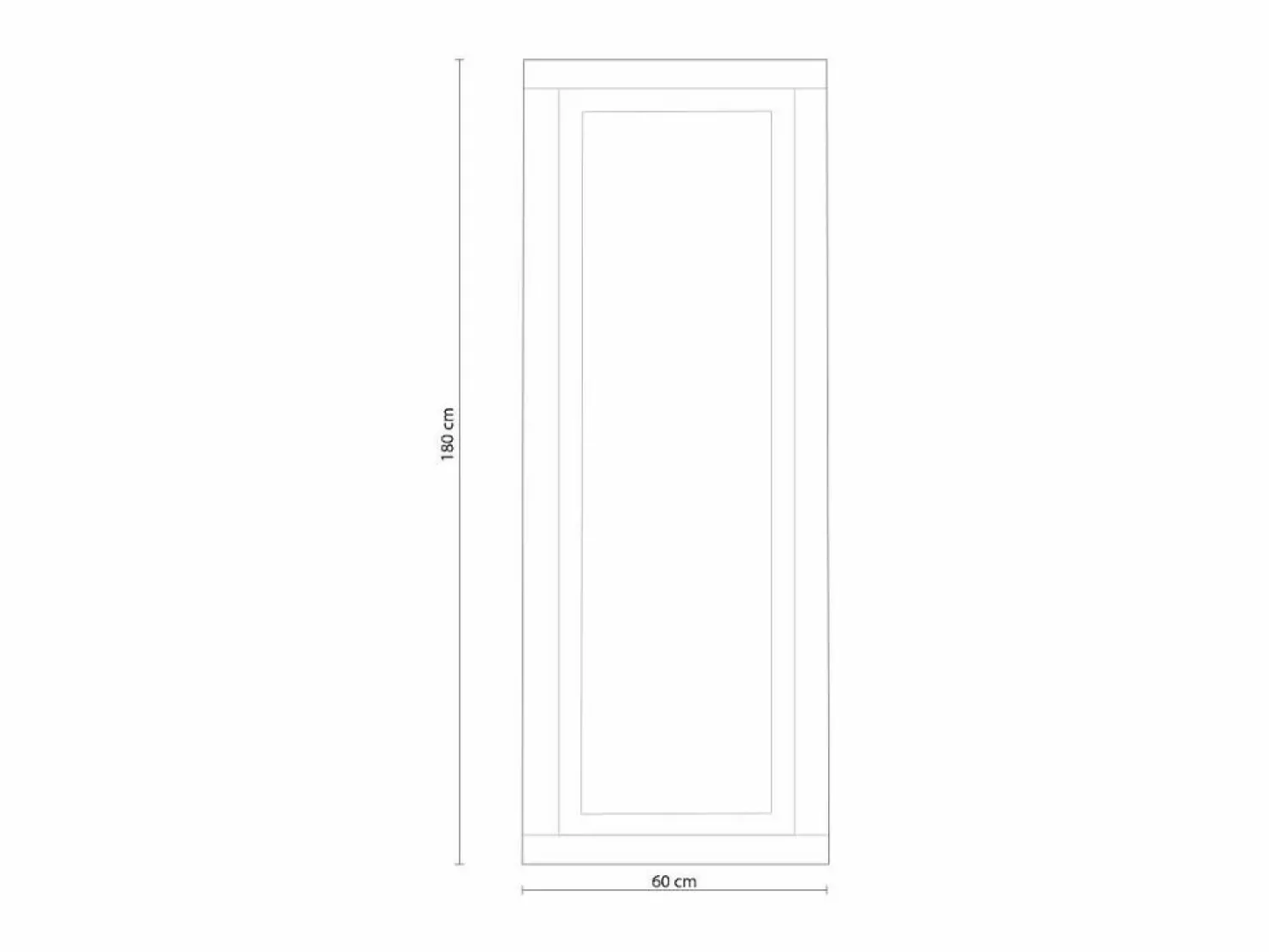 Outlet Espejo de pared Kira Cambria - Grafito Espejo De Pared