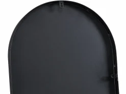 Hot OZAIA Espejo de pared ovalado de metal - Ancho 40 x Alt. 140 cm - - ONIKAL. Negro