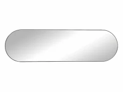 Hot OZAIA Espejo de pared ovalado de metal - Ancho 40 x Alt. 140 cm - - ONIKAL. Negro