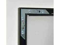 Espejo de pie - Marco de metal - 180 x 80 cm - Rectangular - Para salón o vestidor -