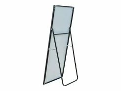 Espejo de pie - Marco de metal - 180 x 80 cm - Rectangular - Para salón o vestidor -