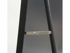 Online Espejo de pie - Marco de metal - 180 x 80 cm - curvo - para salón o vestidor - Negro