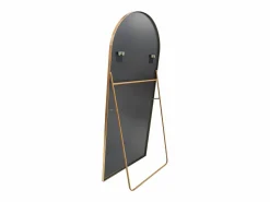 Espejo de pie - Marco de metal - 180 x 80 cm - Arqueado - Para salón o vestidor -
