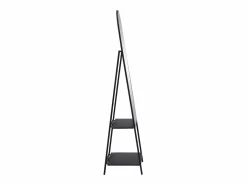 Best Espejo de pie con 2 estantes - Metal - Ancho 46 x Prof. 41 x Alt. 172 cm - - LIVIO Espejo