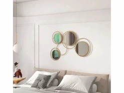 Homcom Espejo decorativo Dilux 4 espejos 68x110x2 cm