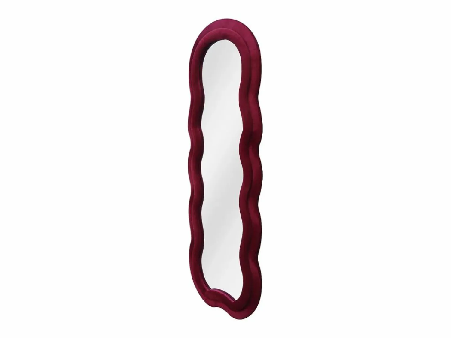 Discount Espejo orgánico de terciopelo, L. 60 x H. 160 cm, Burdeos, LINOA Colección Rouge Passion|Espejo De Pared