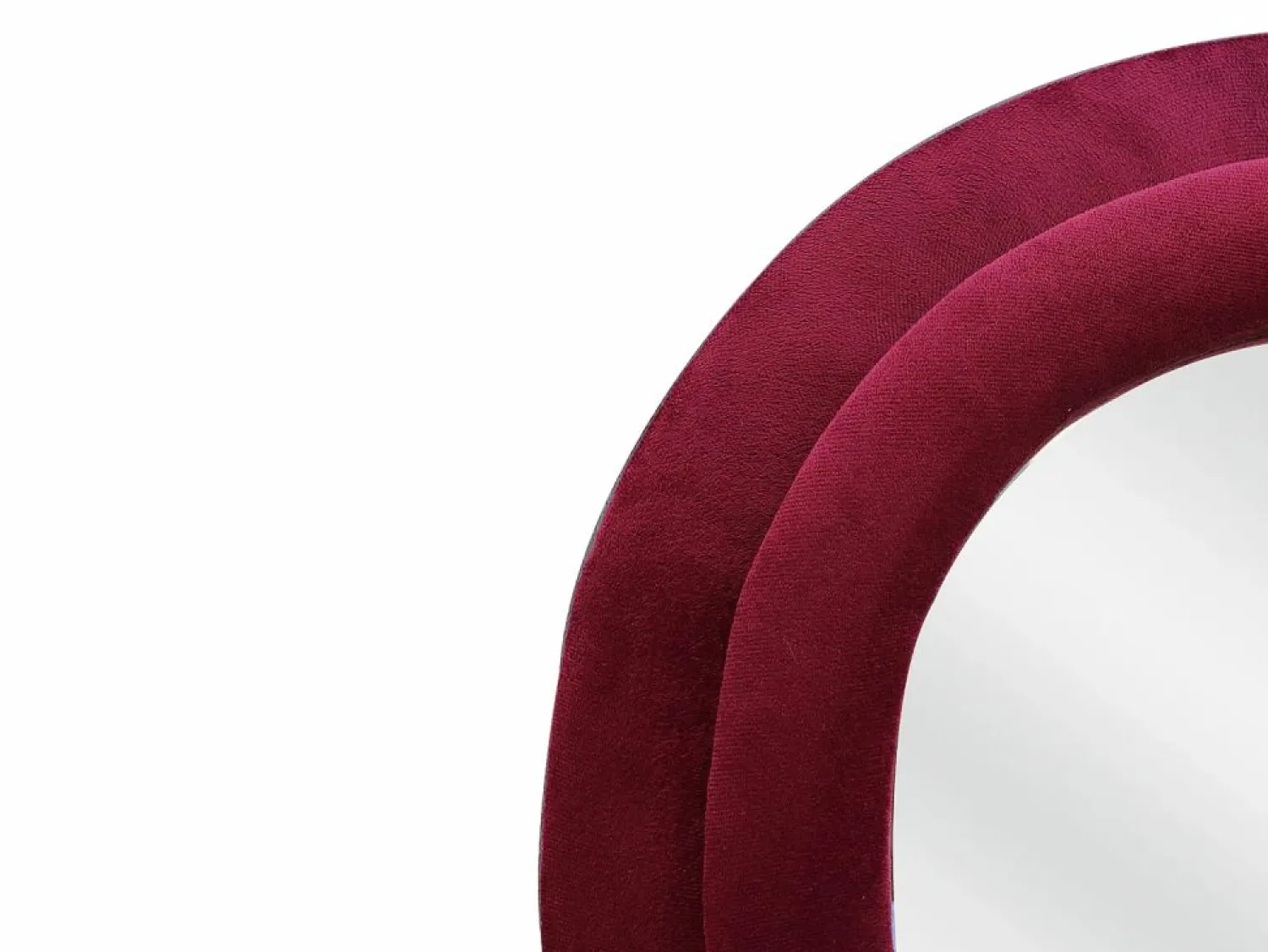 Discount Espejo orgánico de terciopelo, L. 60 x H. 160 cm, Burdeos, LINOA Colección Rouge Passion|Espejo De Pared