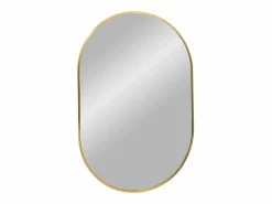 Discount Espejo ovalado de aluminio MADRID – L 50 x H 70 cm-Color Espejo De Pared|Espejo