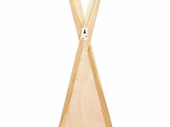 Online OZAIA Espejo para niños tipi de madera de teca - Ancho 55 x Alt. 120 cm - Natural - BATAM Color natural claro