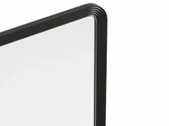 Outlet OZAIA Espejo rectangular de madera de Paulownia - L. 85 x A. 110 cm - - JIMIA Negro