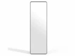 New OZAIA Espejo rectangular metálico, An. 55x Alt. 170 cm, Cromado, REFLEYA Plateado