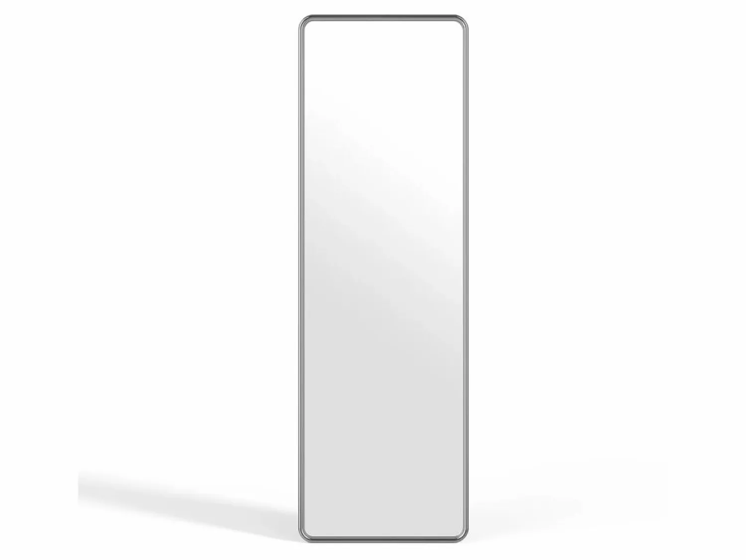 New OZAIA Espejo rectangular metálico, An. 55x Alt. 170 cm, Cromado, REFLEYA Plateado