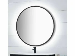 Sale Espejo redondo con iluminación decorativa LED Zeus para baño y hogar Accesorios De Cuarto De Baño|Espejo De Cuarto De Baño