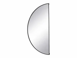 Hot OZAIA Espejo semicircular design de metal - Ancho 50 x Alt. 100 cm - - GAVRA Negro
