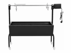 vidaxl Espetón de asado/barbacoa eléctrica de acero inoxidable