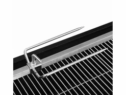 vidaxl Espetón de asado/barbacoa eléctrica de acero inoxidable