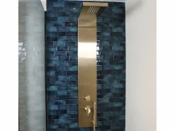 Outlet Essebagno Essekadra panel de ducha mecánico oro cepillado Dorado