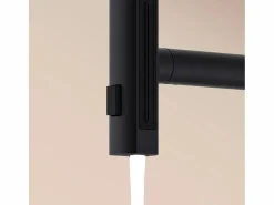 Online Essebagno Esserain Mezclador de fregadero con teleducha extraíble en mate Negro
