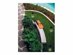 Clearance Estaca solar Nap antracita con LED 2,2w a batería IP54 h. 65 centímetros Gris antracita