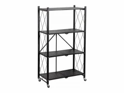 Clearance TOPESHOP Estante de almacenamiento FS004 Negro