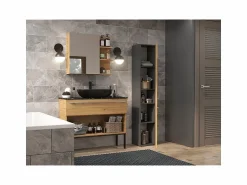 TOPESHOP Estante de baño Nel II ANTRACITA ARTISAN